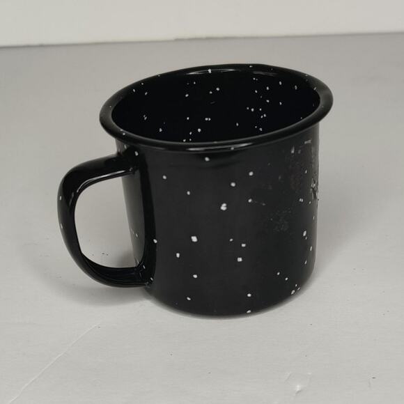 Starbucks Black Enamel Metal Espresso Mug 50th Anniversary Birthday - Picture 7 of 10